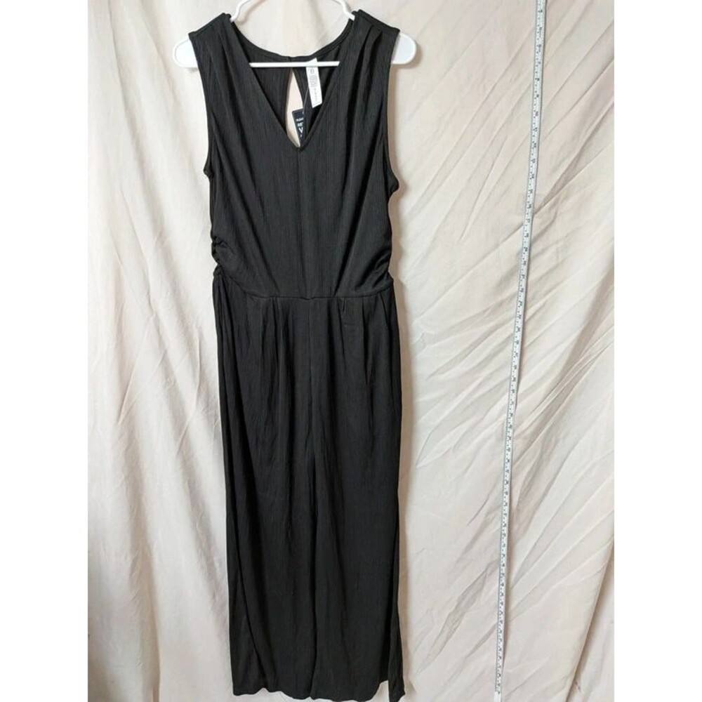 Bmjl NWT Black Sleeveless V-Neck Wide Leg Jumpsuit XL A014